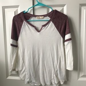 Holister 3/4 sleeve shirt